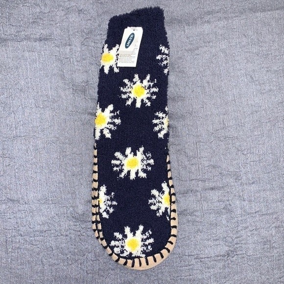 Old Navy cozy printed slipper socks for girls (M) - Picture 2 of 4